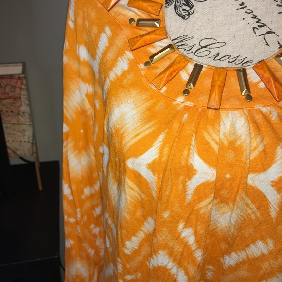 - Ruby Rd blouse orange - Picture 3 of 8